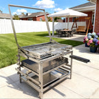 360° Adjustable Charcoal Rotating Grill