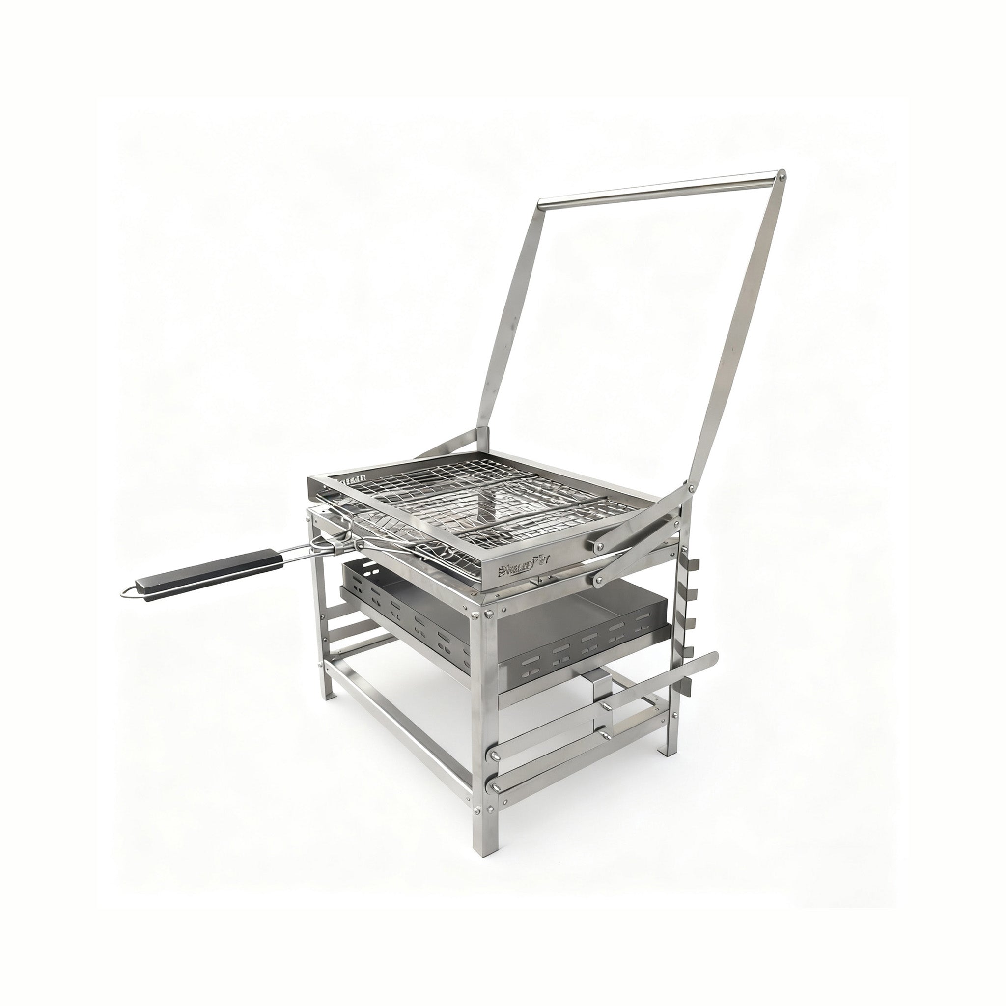 360° Adjustable Charcoal Rotating Grill