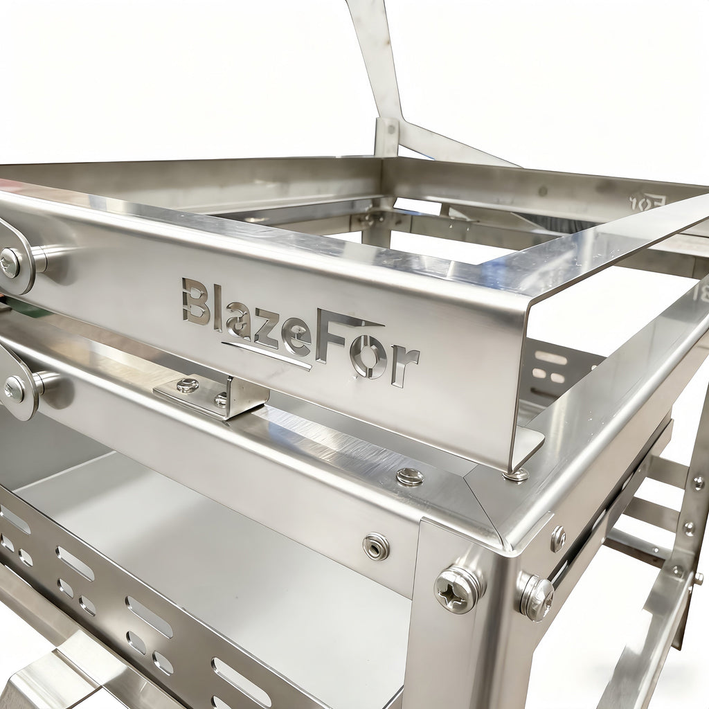 360° Adjustable Charcoal Rotating Grill