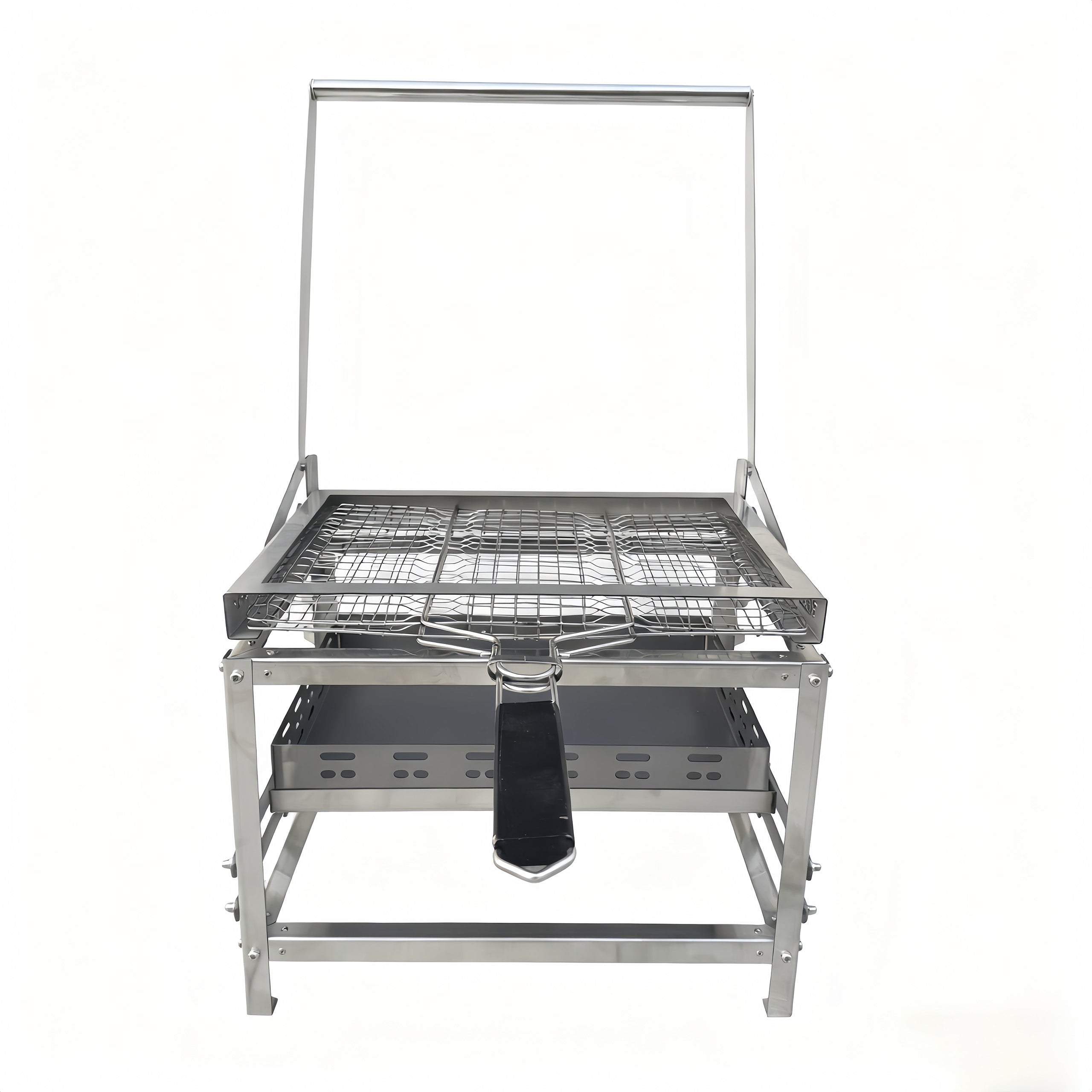 360° Adjustable Charcoal Rotating Grill